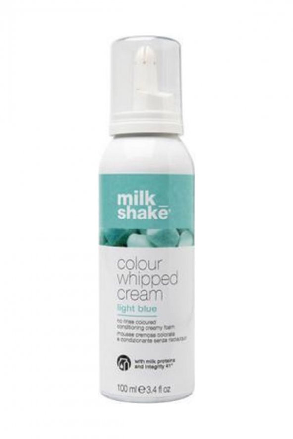 Milkshake Milk_shake Whipped Cream Durulanmayan Renkli Bakım Köpüğü Light Blue ( Açık Mavi ) 100 Ml