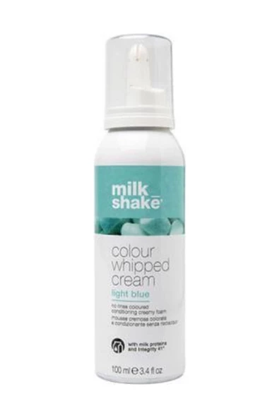 Milkshake Milk_shake Whipped Cream Durulanmayan Renkli Bakım Köpüğü Light Blue ( Açık Mavi ) 100 Ml