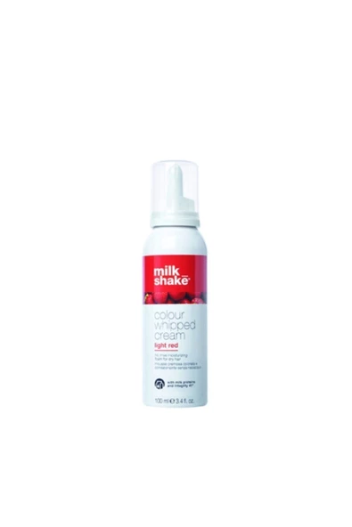 Milkshake Milk_shake Whipped Cream Durulanmayan Renkli Bakım Köpüğü Light Red (açık Kızıl) 100 Ml