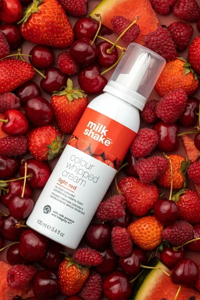 Milk_shake Whipped Cream Durulanmayan Renkli Bakım Köpüğü Light Red (açık Kızıl) 100 Ml - 2