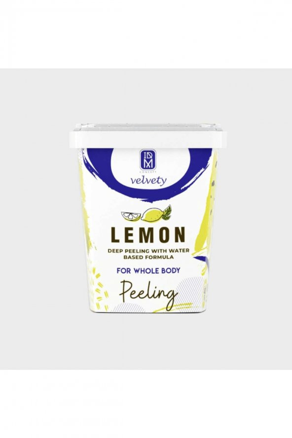 IDM Velvety Limonlu Ve Yağ Bazlı Vücut Peelingi 400ml