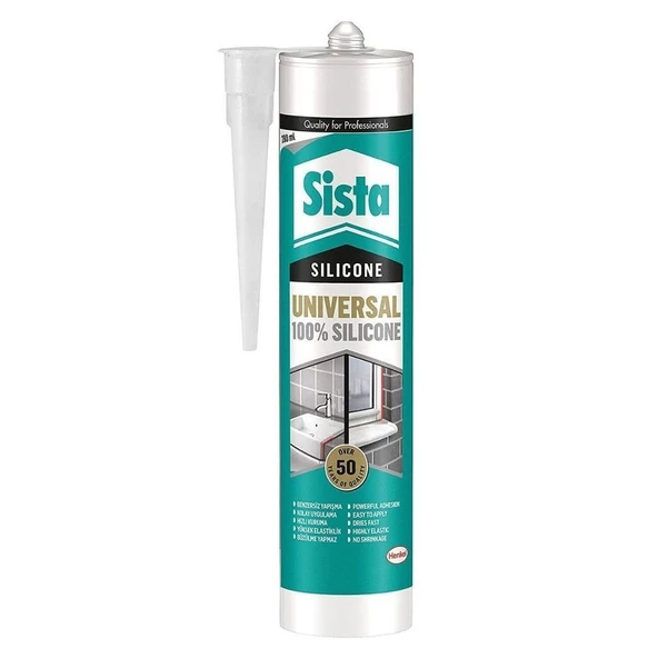 Sista Universal Silikon Şeffaf 280 Ml