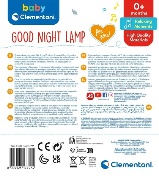 Baby Clementoni - Gece Lambası Ateş Böceği  17797 - 5