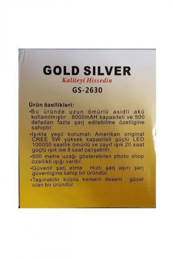 GoldSilver Gold Silver Gs-2630 Fener. - 2