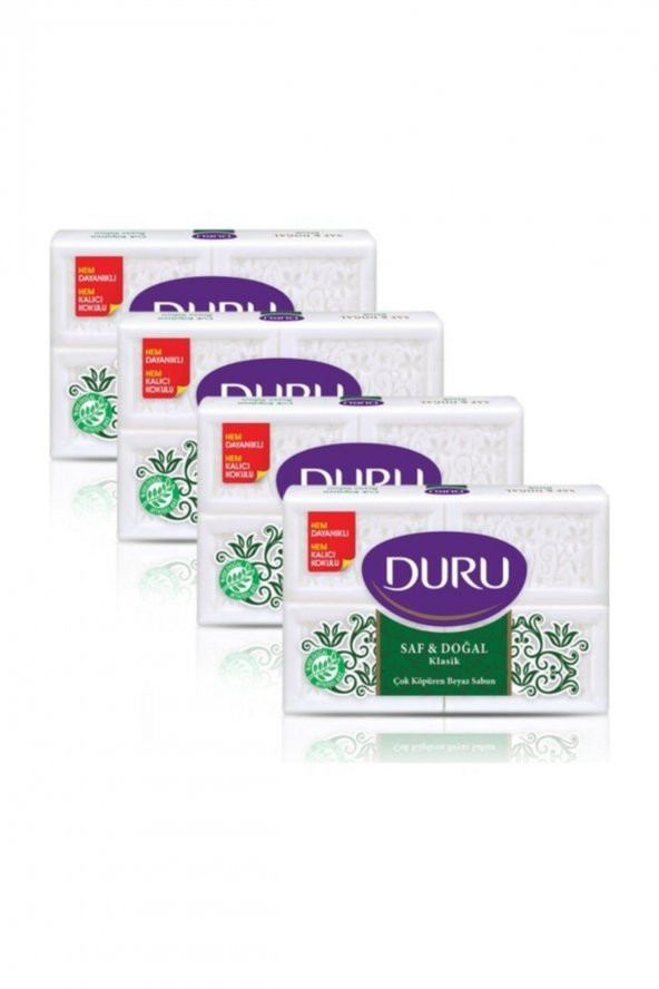 Duru Saf & Doğal Kalıp Sabun Klasik 600 Gr 4lü Set