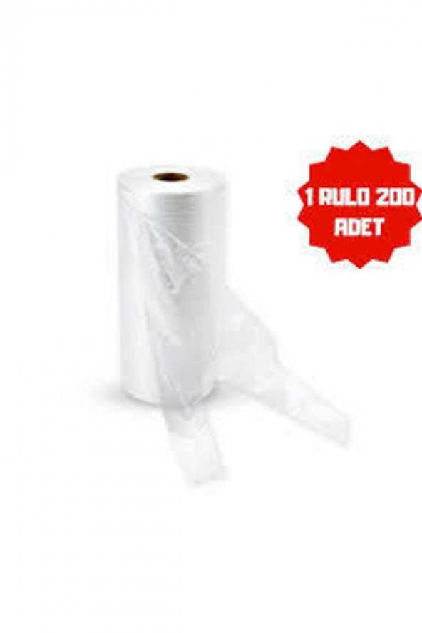 Rulo Şeffaf Poşet 1 Rulo 200 Adet