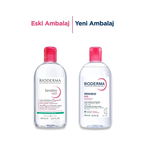 Bioderma Sensibio H2O Micellar Makyaj Temizleme Suyu 500 ml - 3