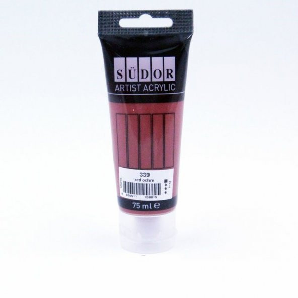 Südor Akrilik Boya 75 ml Toprak Kırmızı 339