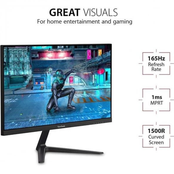 ViewSonic VX2418-P-MHD 24" 1 ms Full HD Oyuncu Monitörü - 4