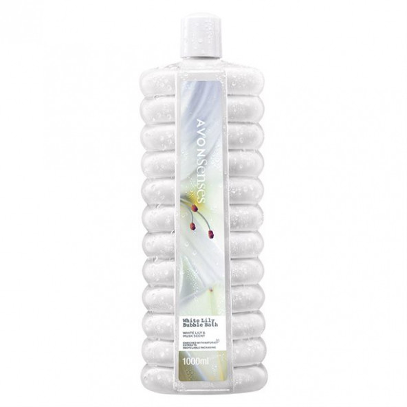 Avon Senses White Lily Banyo Köpüğü 1000 ml