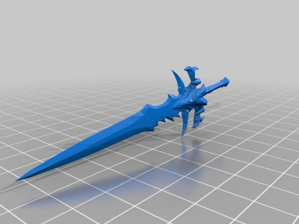 Frostmourne - Arthas Kılıç - World Of Warcraft Plastik Aparat - 2