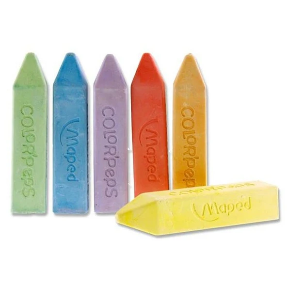 Maped Color Peps Jumbo Dış Mekan Yer Tebeşiri 6 Renk 936010