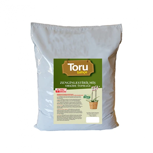 TORUBAHCE ORKİDE SAKSI TOPRAĞI ZENGİNLEŞTİRİLMİŞ 3 lt