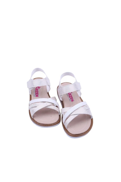 Papuç Sepeti Arzen-2880 Kız Çocuk Ortopedik Sandalet - 5