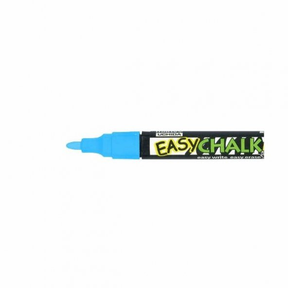Marvy Easy Chalk Marker Sıvı Tebeşir Kalemi FOSFORLU MAVİ