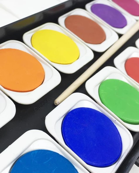 Lets 12 Renk Sulu Boya Ayrılabilir Tablet - Resim 2