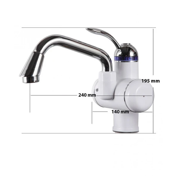 Sıcak Musluk - ASG - 2B - Elektrikli ısıtıcılı musluk - 3