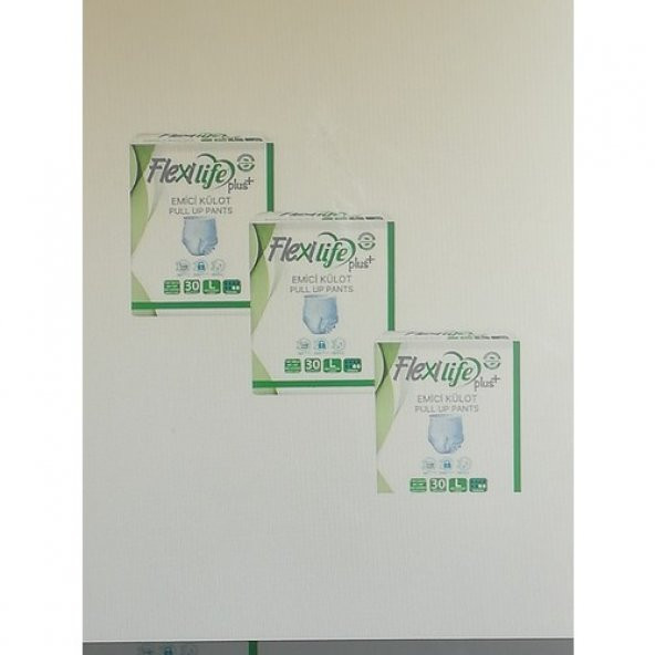 Flexilife Plus Emici Külot Büyük Boy Large 30lu 3 paket / 90 adet ürün görseli 1
