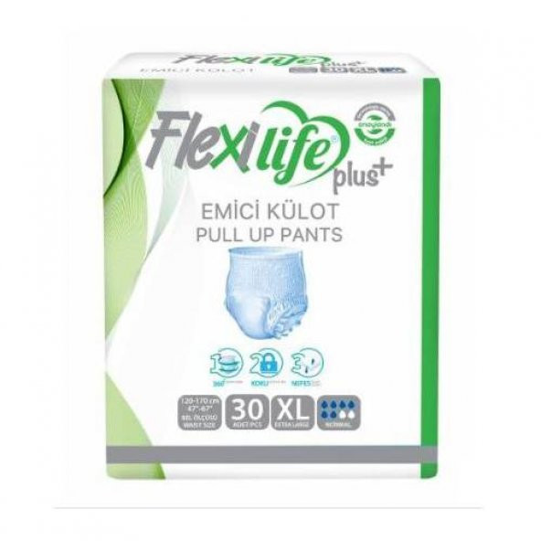 Flexilife Plus Emici Külot Ekstra Büyük Boy Xlarge 30lu paket
