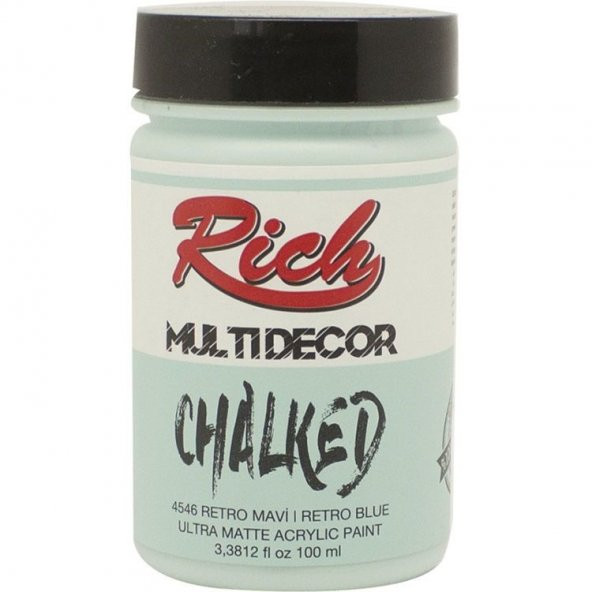 Rich Multi Decor Chalked Akrilik Boya 100 cc. 4546 RETRO MAVİ