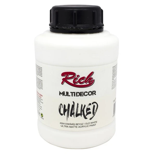 Rich Multi Decor Chalked Akrilik Boya 1250 cc 4504 ESKİMİŞ BEYAZ