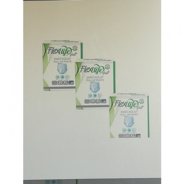 Flexilife Plus Emici Külot Ekstra Büyük Boy Xlarge 30lu 3 paket / 90 adet - 1