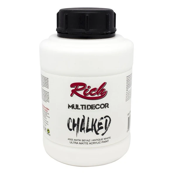 Rich Multi Decor Chalked Akrilik Boya 1250 cc 4502 ANTİK BEYAZ