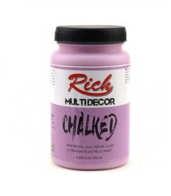 Rich Multi Decor Chalked Akrilik Boya 250 cc. 4540 ROYAL LİLA