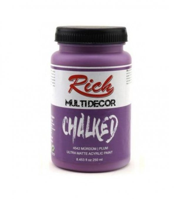Rich Multi Decor Chalked Akrilik Boya 250 cc. 4542 MÜRDÜM