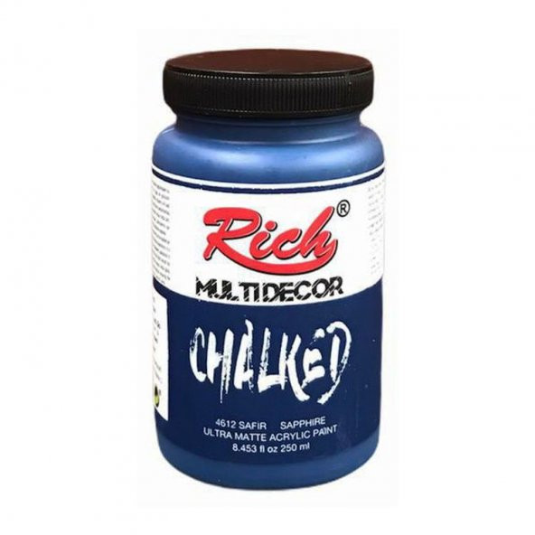 Rich Multi Decor Chalked Akrilik Boya 250 cc. 4612 SAFİR