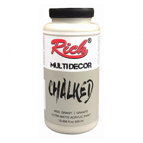 Rich Multi Decor Chalked Akrilik Boya 500 cc. 4600 GRANİT