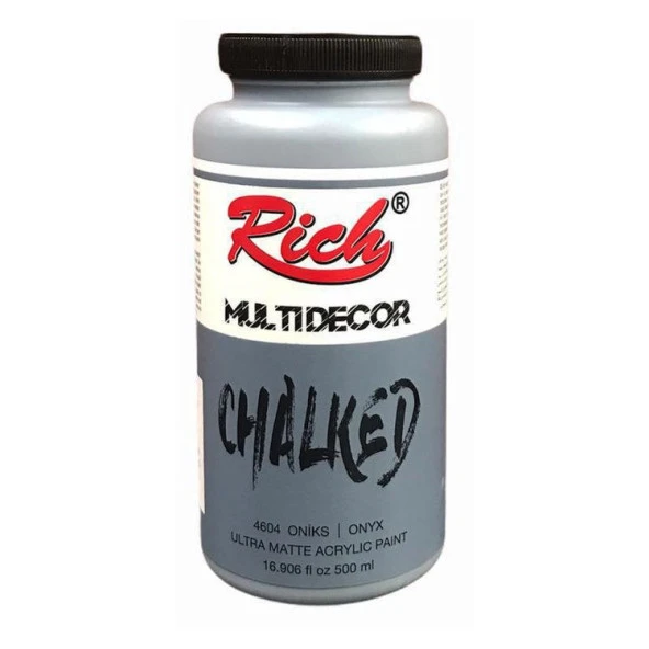 Rich Multi Decor Chalked Akrilik Boya 500 cc. 4604 ONİX