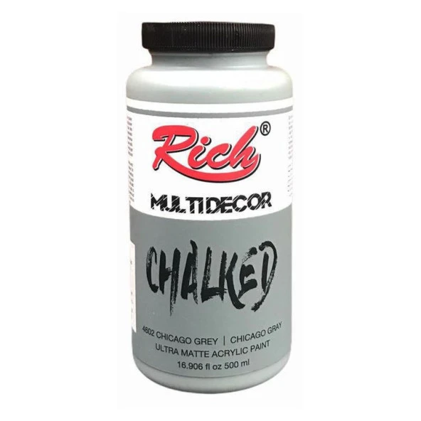 Rich Multi Decor Chalked Akrilik Boya 500 cc. 4602 CHICAGO GREY