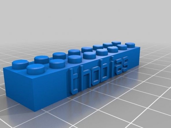 Özelleştirilmiş Lego Blok Kolye / Anahtarlık Plastik Aparat
