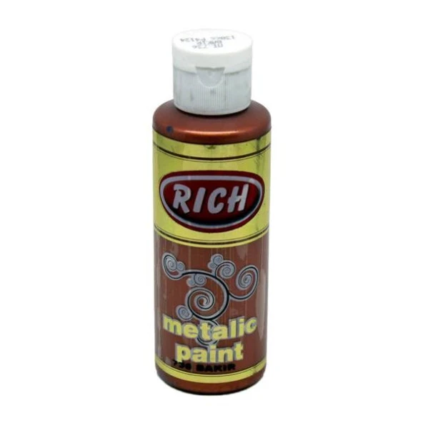 Rich Metalik Akrilik Boya 120 cc. 736 BAKIR