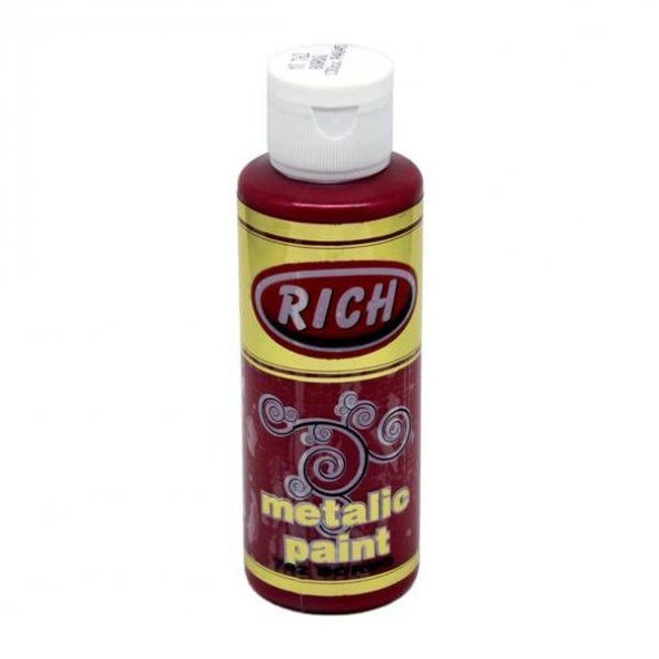 Rich Metalik Akrilik Boya 120 cc. 762 BORDO