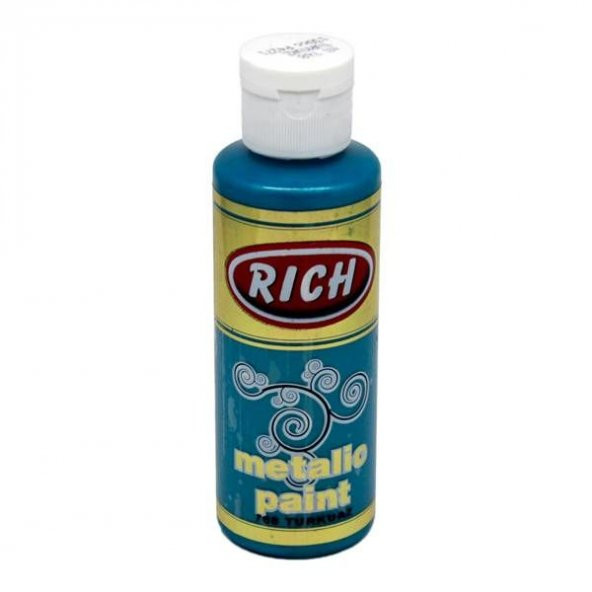 Rich Metalik Akrilik Boya 120 cc. 768 TURKUAZ