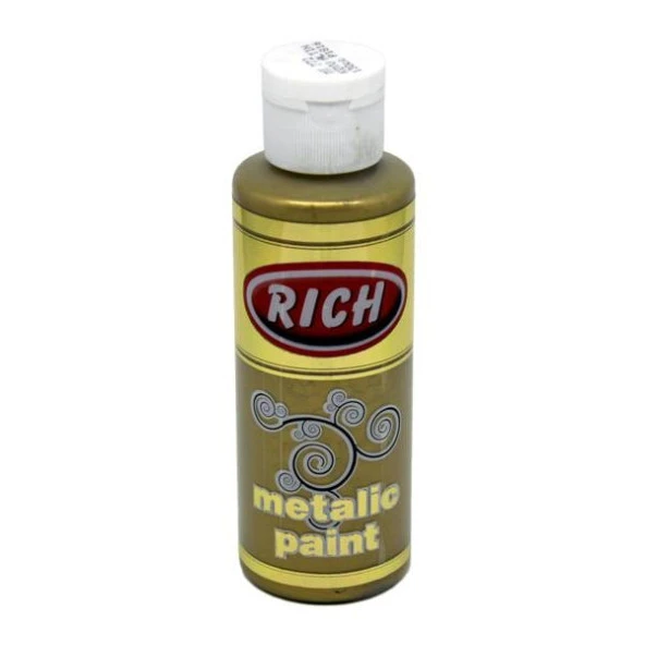 Rich Metalik Akrilik Boya 120 cc. 772 KOYU ALTIN
