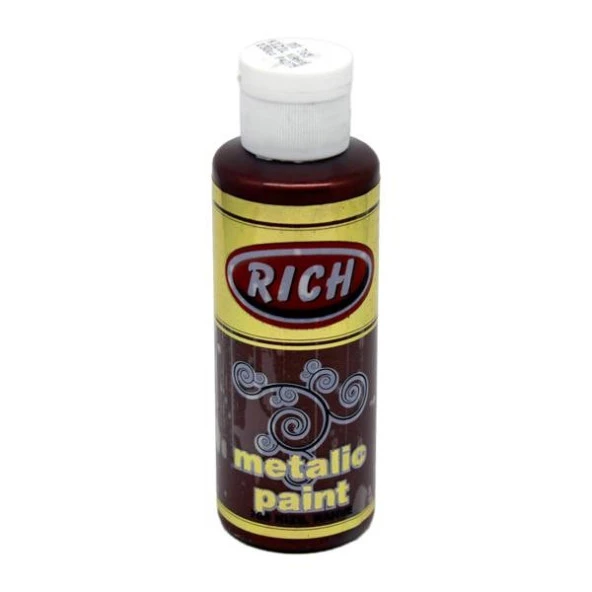 Rich Metalik Akrilik Boya 120 cc. 765 KIZIL KAHVE