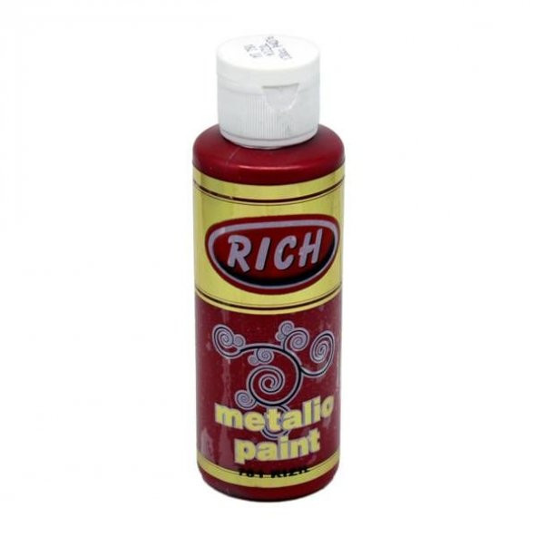 Rich Metalik Akrilik Boya 120 cc. 781 KIZIL