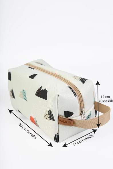 Kirli Temiz Islak Organizer Çantası Poyraz Bebek Çocuk Kıyafet Çamaşır Anne Makyaj Alezli Çanta - Resim 4