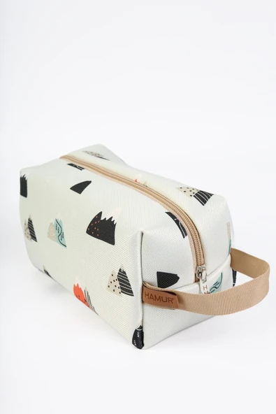 Kirli Temiz Islak Organizer Çantası Poyraz Bebek Çocuk Kıyafet Çamaşır Anne Makyaj Alezli Çanta ürün görseli 1