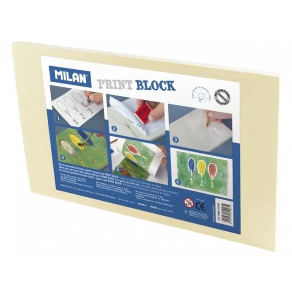 Milan Print Block Baskı İçin Kauçuk Tabaka 284x170x9 mm