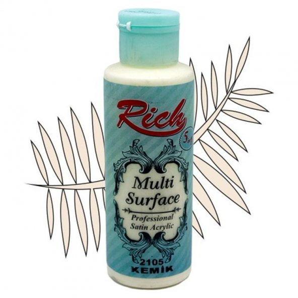 Rich Multi Surface Her Yüzey İçin Akrilik Boya 120 cc. 2105 KEMİK
