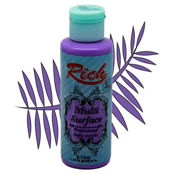 Rich Multi Surface Her Yüzey İçin Akrilik Boya 120 cc. 2166 LAVANTA