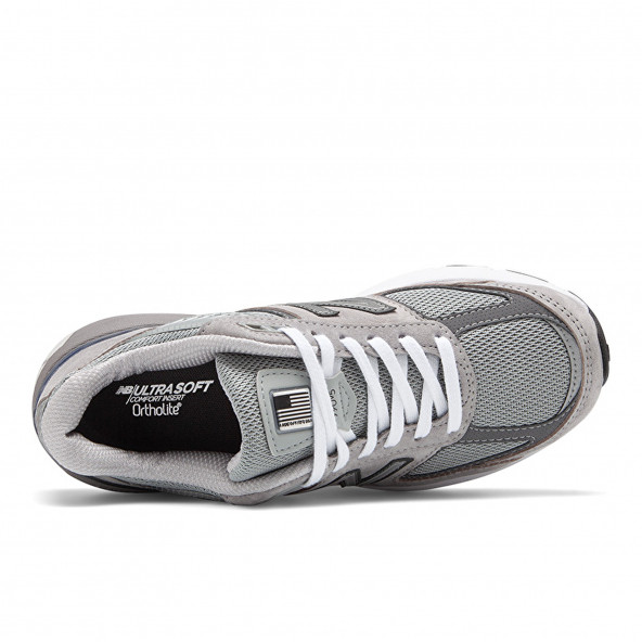 New Balance 990 v5 Gri Kadın Spor Ayakkabı - 3