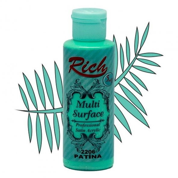 Rich Multi Surface Her Yüzey İçin Akrilik Boya 120 cc. 2206 PATİNA