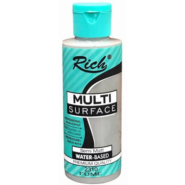 Rich Multi Surface Her Yüzey İçin Akrilik Boya 120 cc. 2310 FÜME ürün görseli