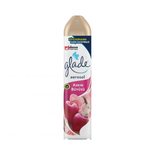 Glade Hava Tazeleyici Aerosol Oda Kokusu Aşkın Büyüsü