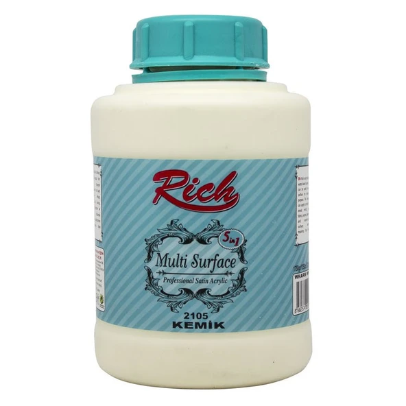 Rich Multi Surface Her Yüzey İçin Akrilik Boya 1250 cc 2105 KEMİK ürün görseli